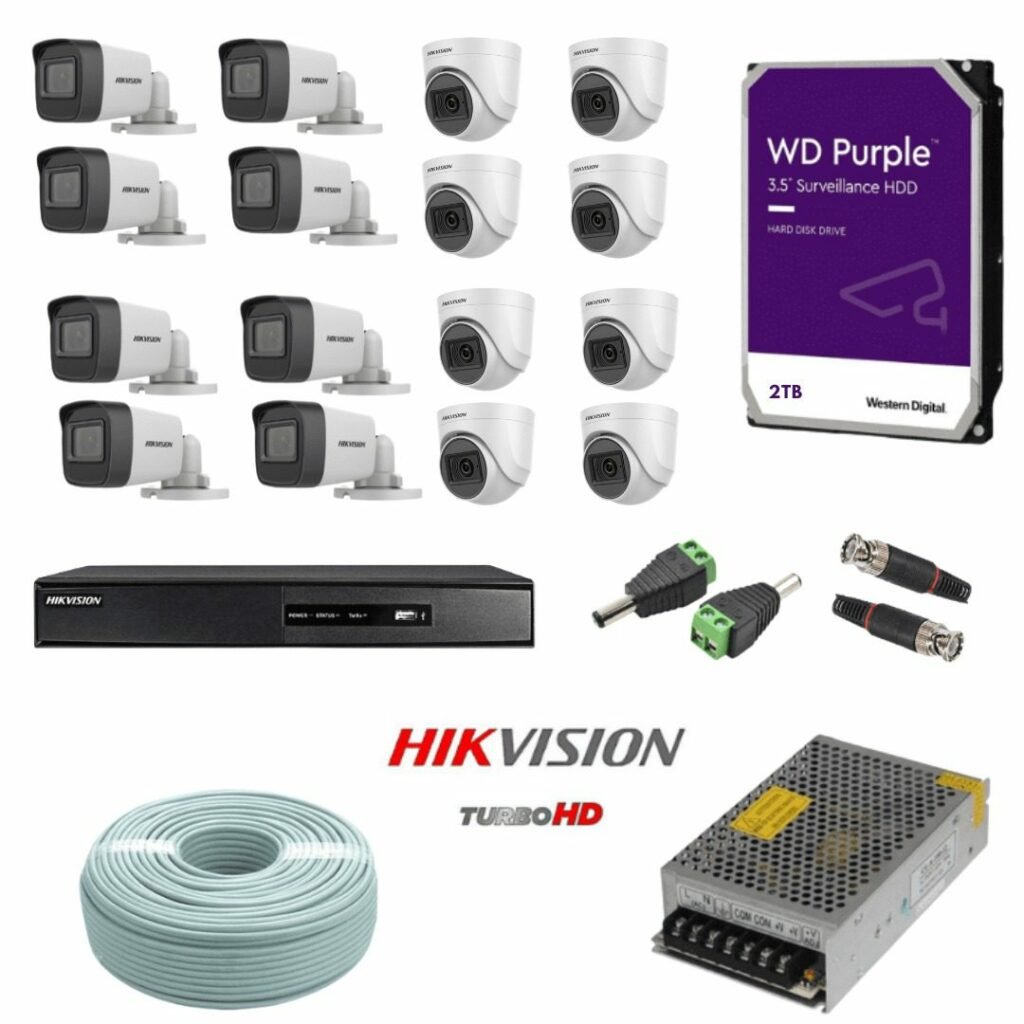 Hikvision16 Channel FULL HD CCTV Cameras