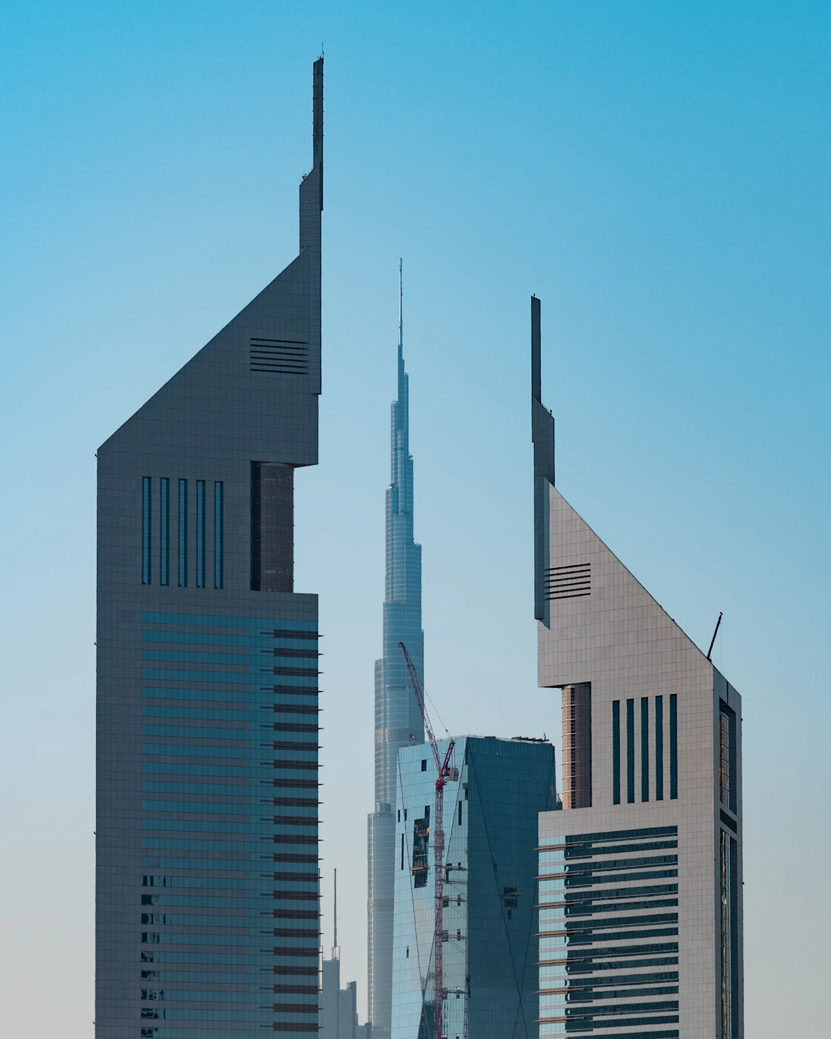 Emirates Towers on Sheikh Zayed Road, Dubai