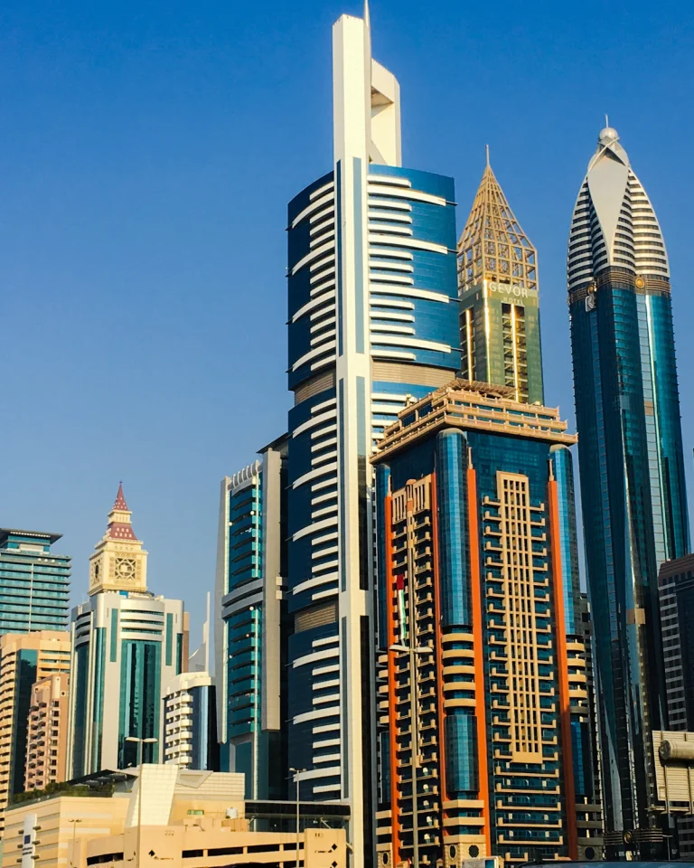 Office towers on Sheikh Zayed Road, Dubai